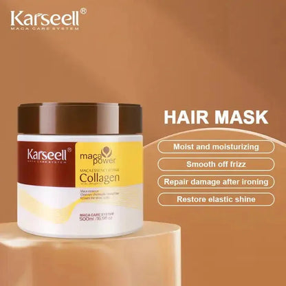 Original Karseell Collagen Hair Mask For Dry Damaged & All Hair Types - 500ml
