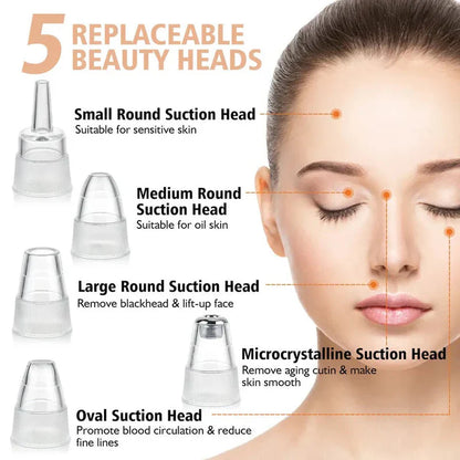 5 in 1 Rechargeable Blackhead Remover - Rechargable