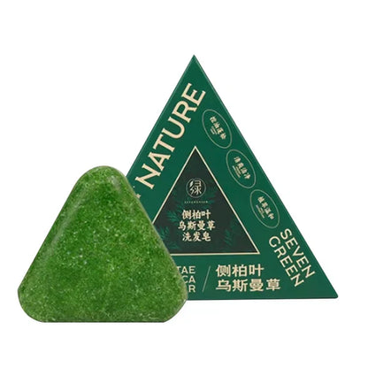 Nature Seven™ Green Shampoo Bar – 100% Natural & Organic