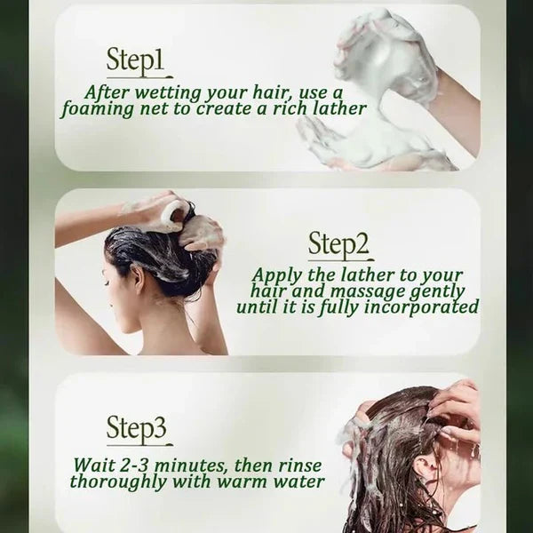 Nature Seven™ Green Shampoo Bar – 100% Natural & Organic